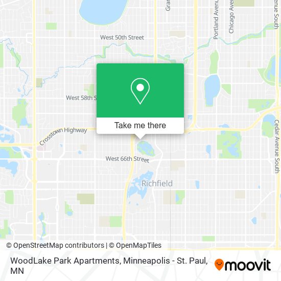 WoodLake Park Apartments map