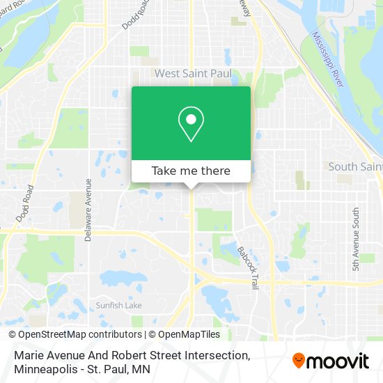 Mapa de Marie Avenue And Robert Street Intersection