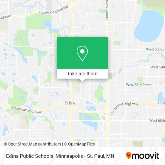 Edina Public Schools map