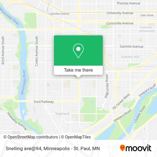 Snelling ave@94 map