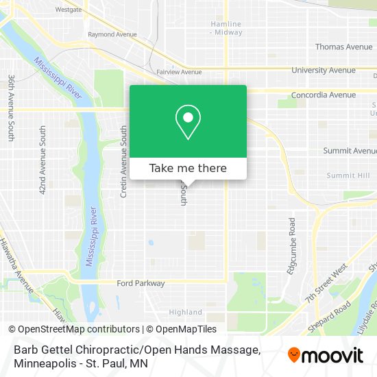 Barb Gettel Chiropractic / Open Hands Massage map