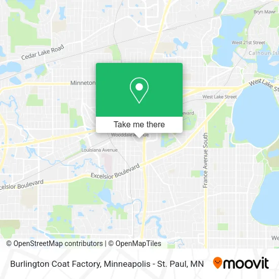 Burlington Coat Factory map