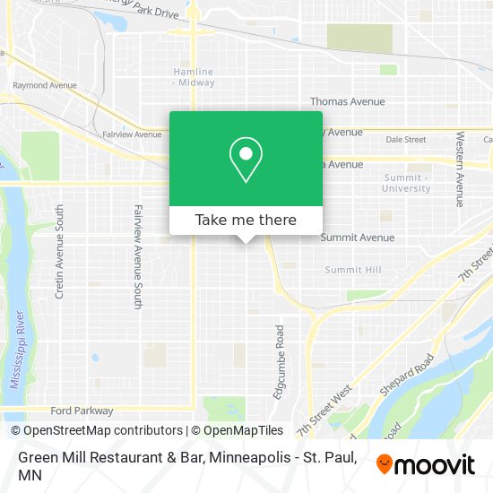 Green Mill Restaurant & Bar map