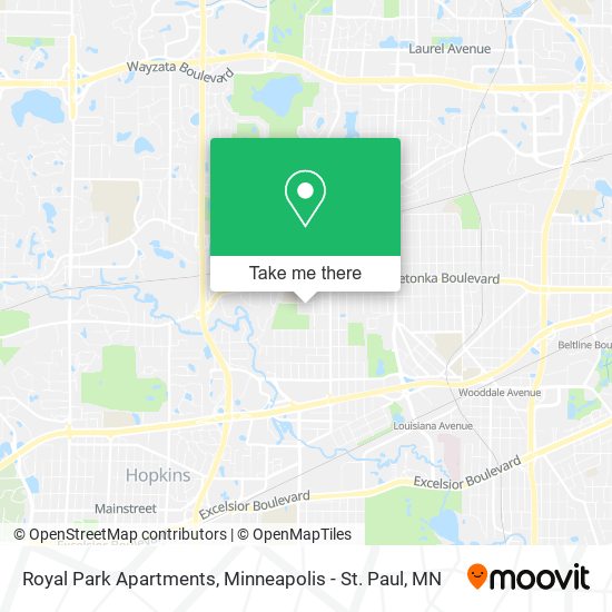 Royal Park Apartments map