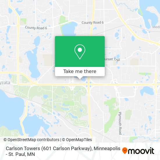 Carlson Towers (601 Carlson Parkway) map