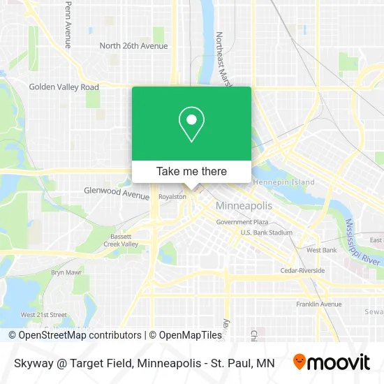 Mapa de Skyway @ Target Field