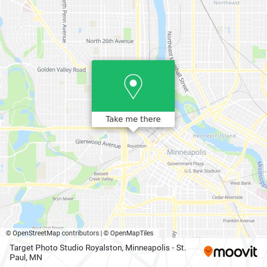 Mapa de Target Photo Studio Royalston