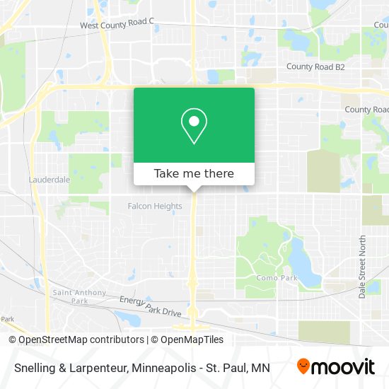 Mapa de Snelling & Larpenteur