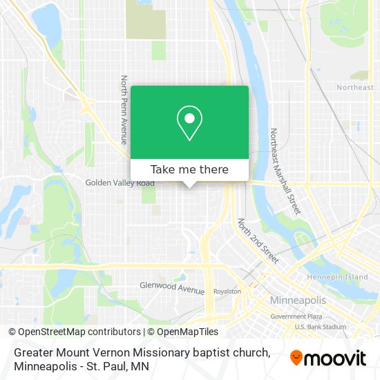 Mapa de Greater Mount Vernon Missionary baptist church