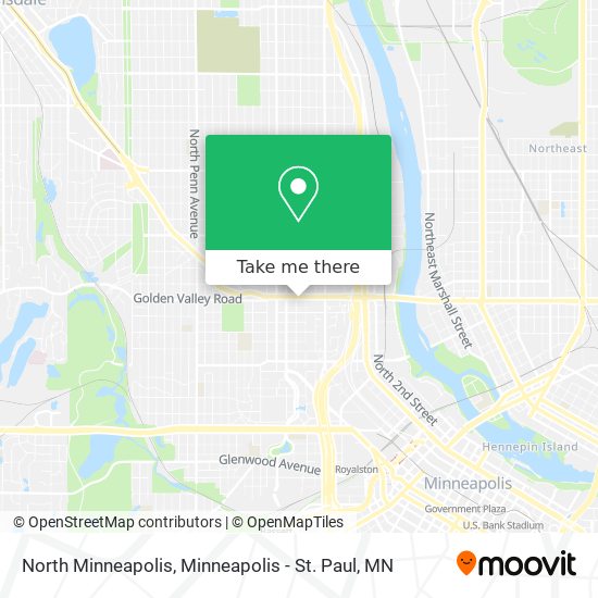 Mapa de North Minneapolis