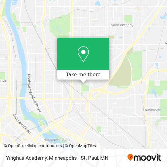 Yinghua Academy map