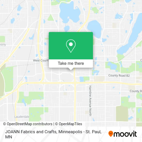 Mapa de JOANN Fabrics and Crafts