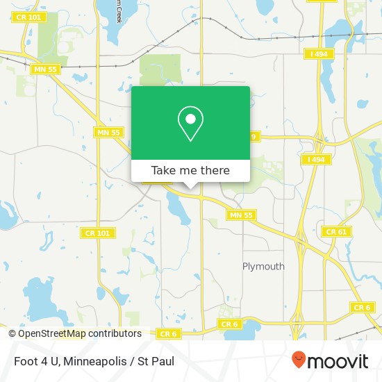 Foot 4 U map