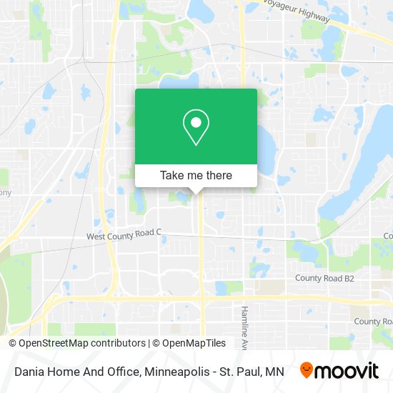 Dania Home And Office map