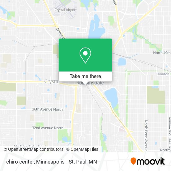 chiro center map