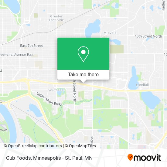 Cub Foods map
