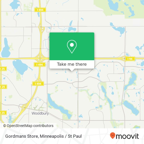 Gordmans Store map