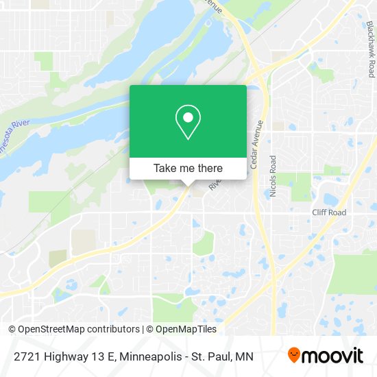 Mapa de 2721 Highway 13 E