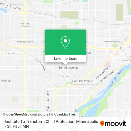 Institute To Transform Child Protection map