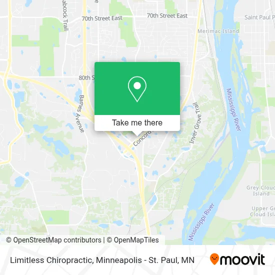 Limitless Chiropractic map