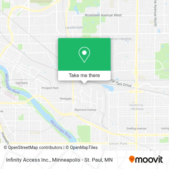 Infinity Access Inc. map