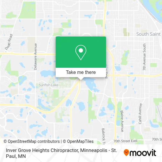 Inver Grove Heights Chiropractor map