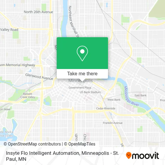 Insyte Flo Intelligent Automation map