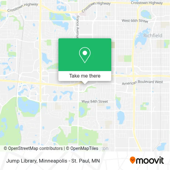 Jump Library map