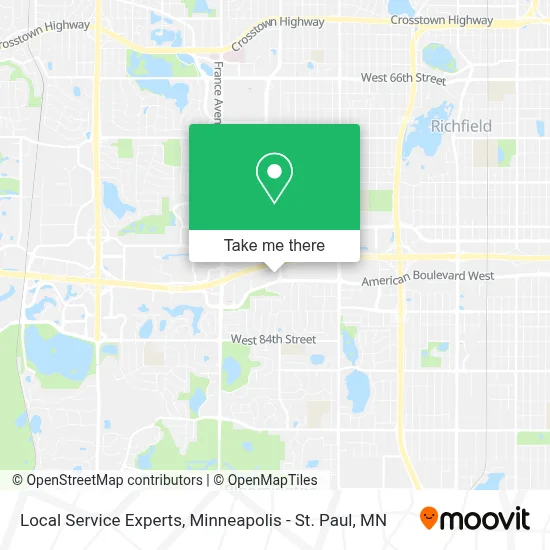 Local Service Experts map