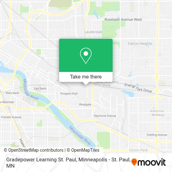 Gradepower Learning St. Paul map