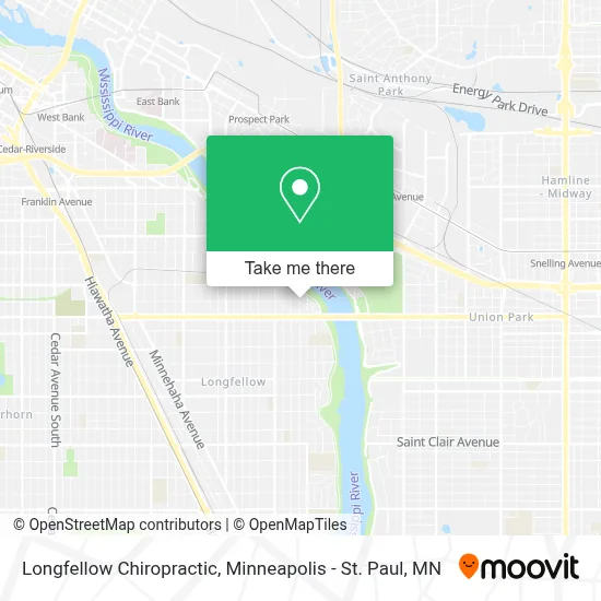 Longfellow Chiropractic map