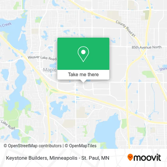Keystone Builders map