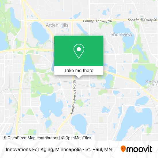 Innovations For Aging map
