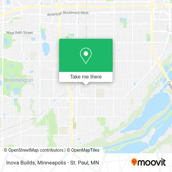 Inova Builds map