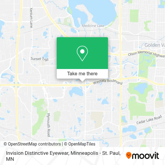Invision Distinctive Eyewear map