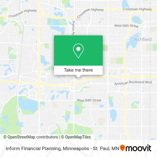Inform Financial Planning map