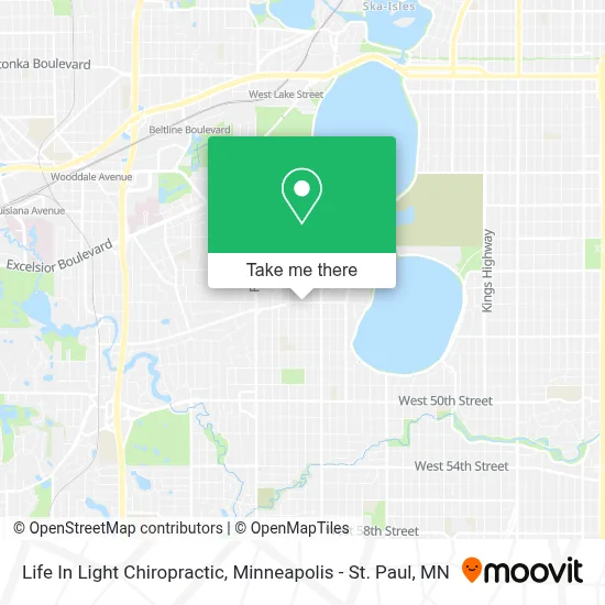 Life In Light Chiropractic map