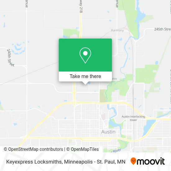 Keyexpress Locksmiths map