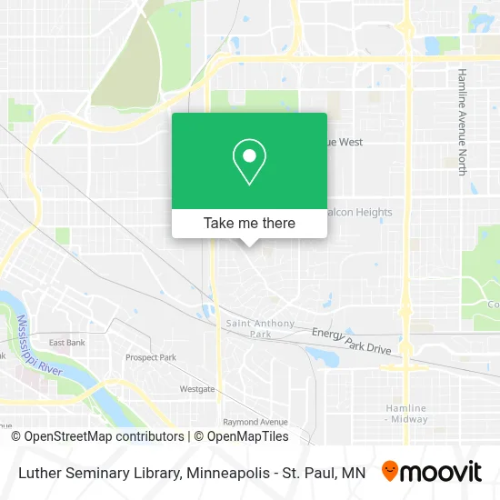 Luther Seminary Library map