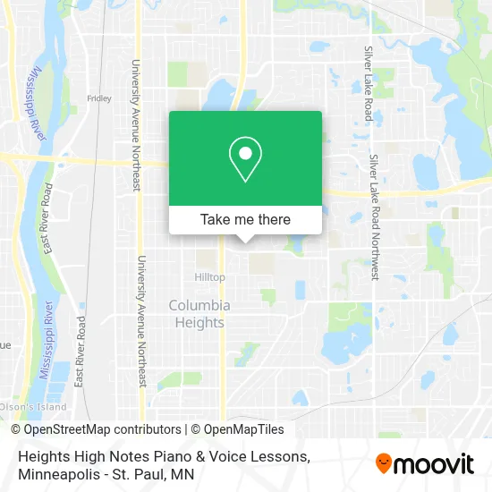 Heights High Notes Piano & Voice Lessons map