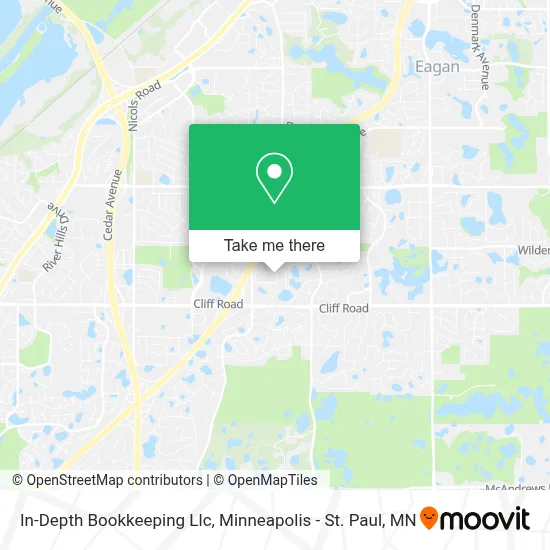 In-Depth Bookkeeping Llc map