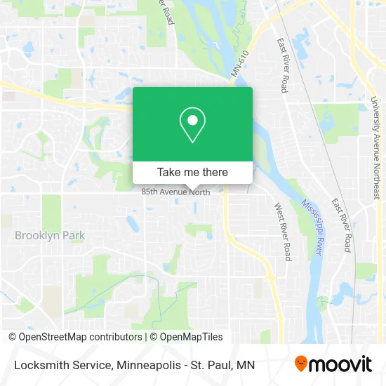 Locksmith Service map