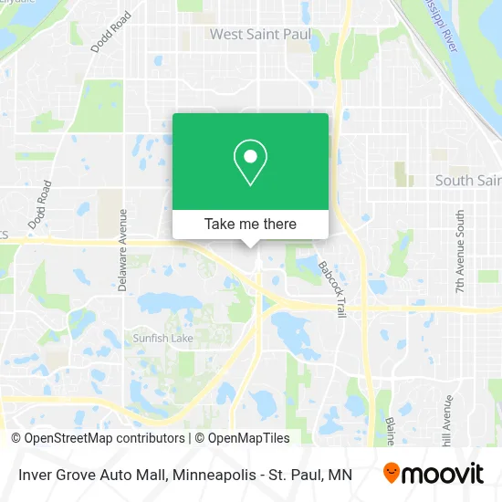 Inver Grove Auto Mall map