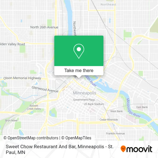 Sweet Chow Restaurant And Bar map