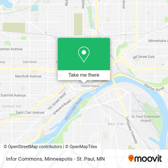 Infor Commons map