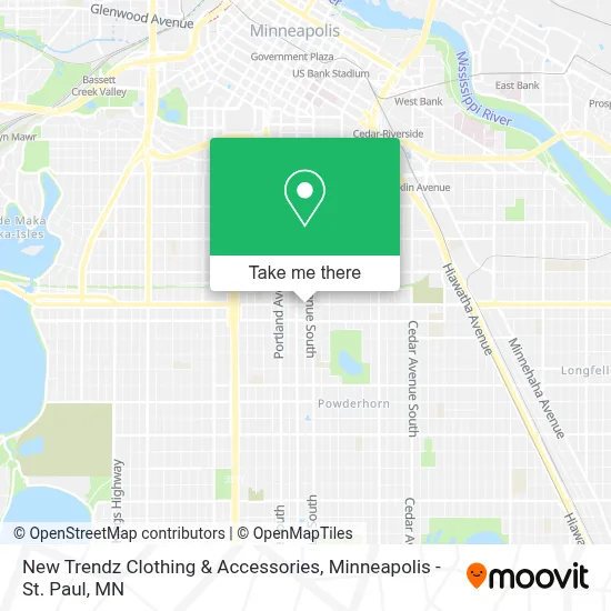 New Trendz Clothing & Accessories map