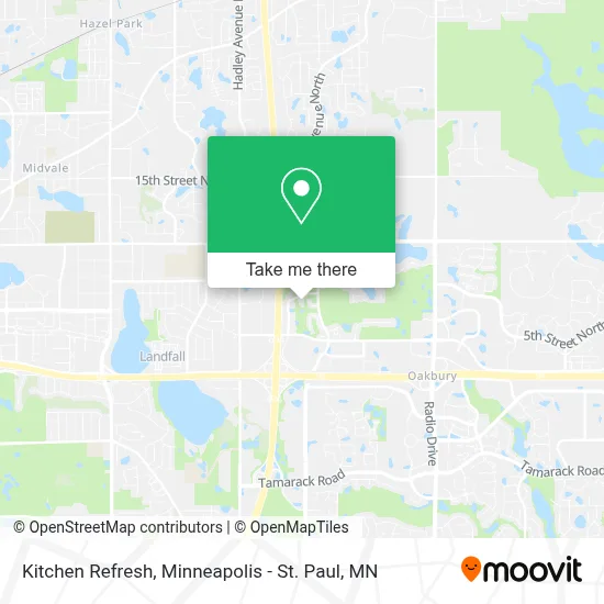 Kitchen Refresh map