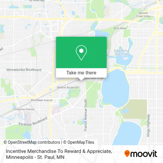 Incentive Merchandise To Reward & Appreciate map
