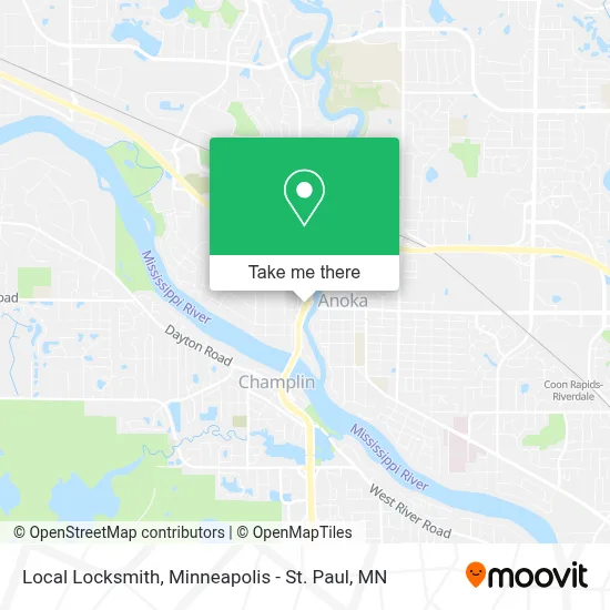 Local Locksmith map