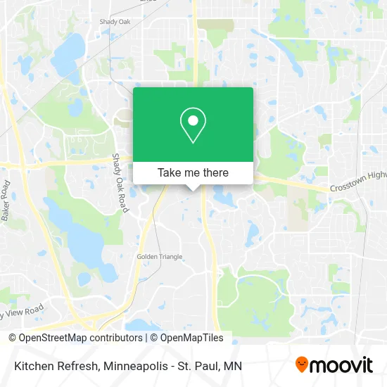 Kitchen Refresh map